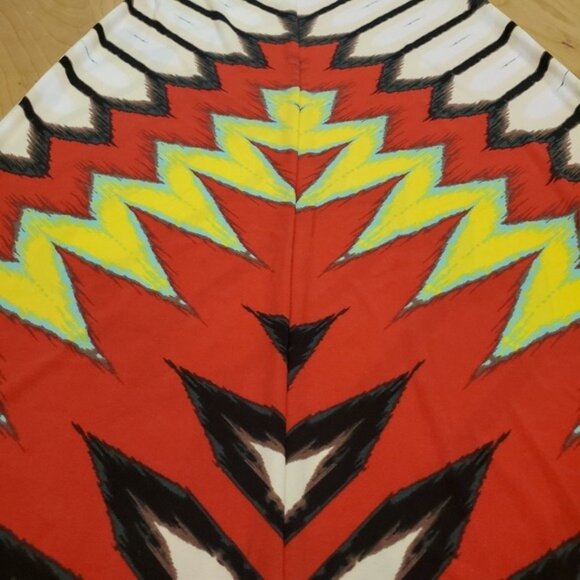 Western Maxi Dress Tribal Aztec Jersey Stretchy Cowgirl Rodeo - Picture 7 of 16